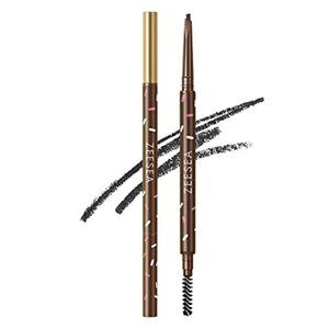 2 Pcs Zeesea Dessert Time Eyebrow Pencil 03 Ash Brown